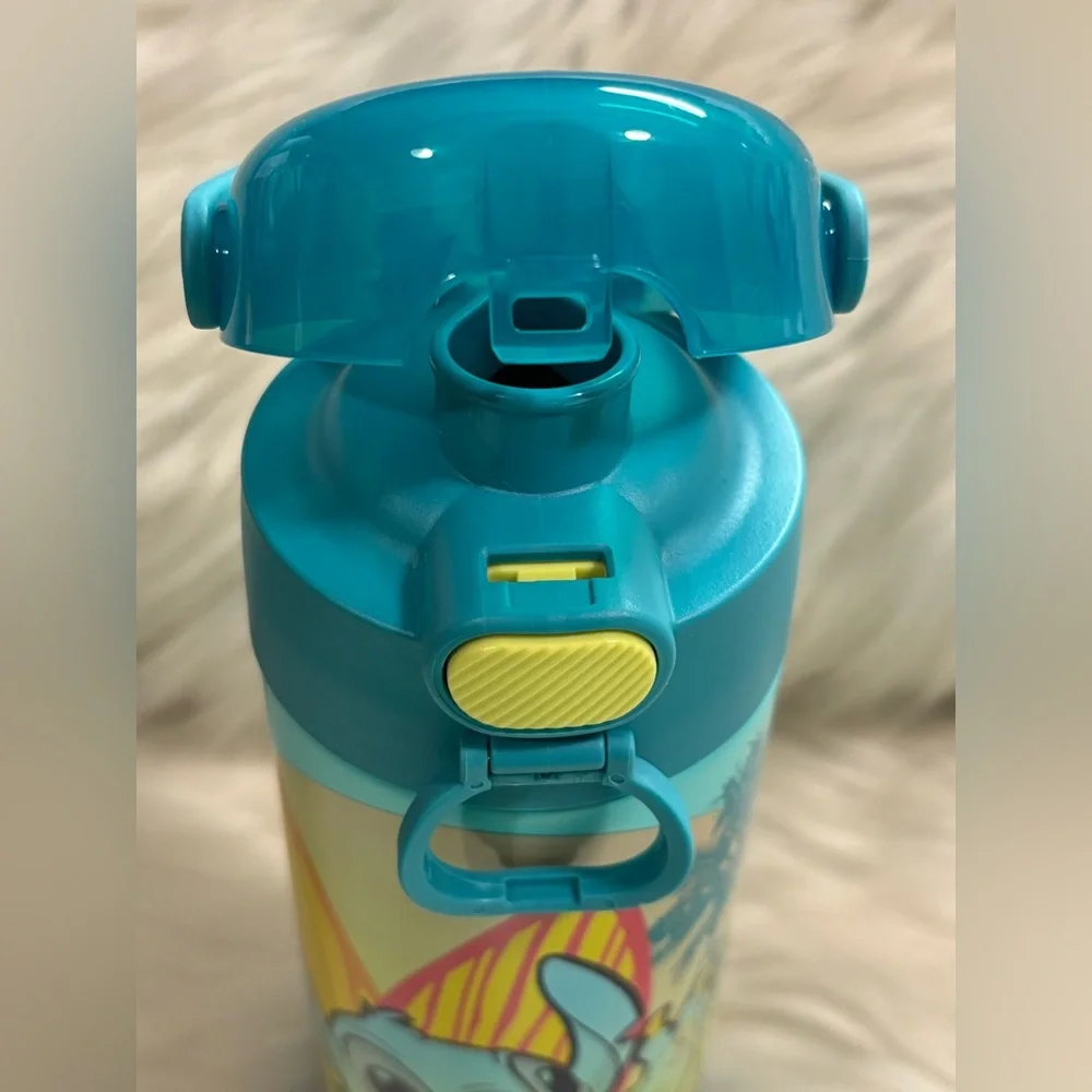 16oz FUNTAINER® WATER BOTTLE DISNEY STITCH NEW